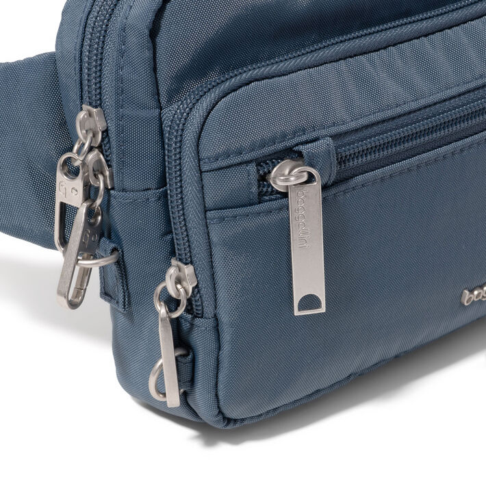 Baggallini Securtex Anti-Theft Belt Bag Sling - Mist