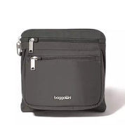 Baggallini Securtex Anti-Theft Crossbody -  Charcoal