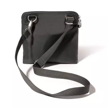 Baggallini Securtex Anti-Theft Crossbody -  Charcoal