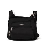 Baggallini Crossover Crossbody Bag - Black