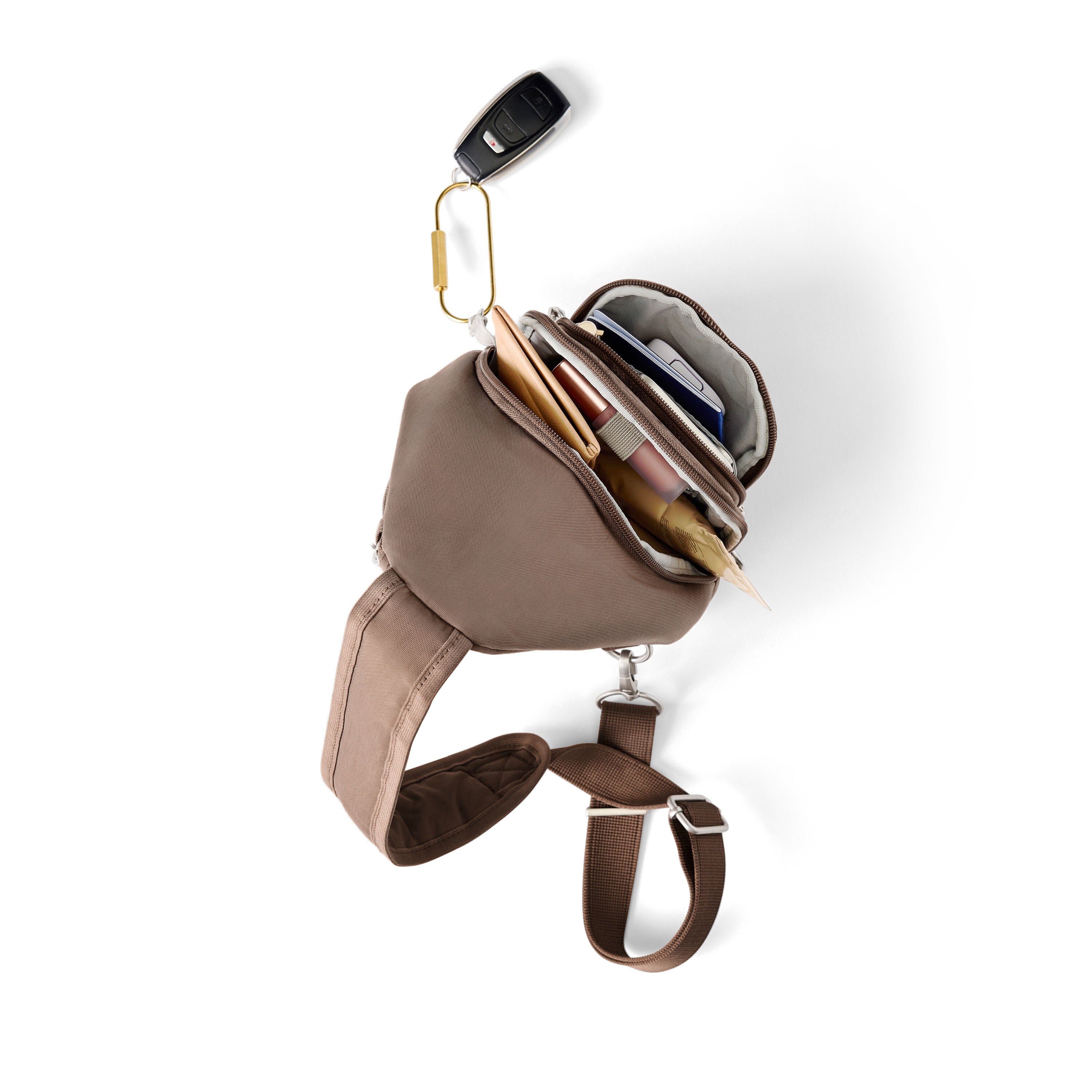 Baggallini Securtex Anti-Theft Daytripper Sling -  Portobello