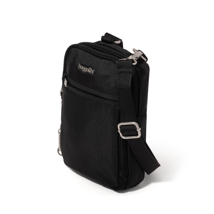Baggallini Securtex Anti-Theft Mini Everything Crossbody - Black