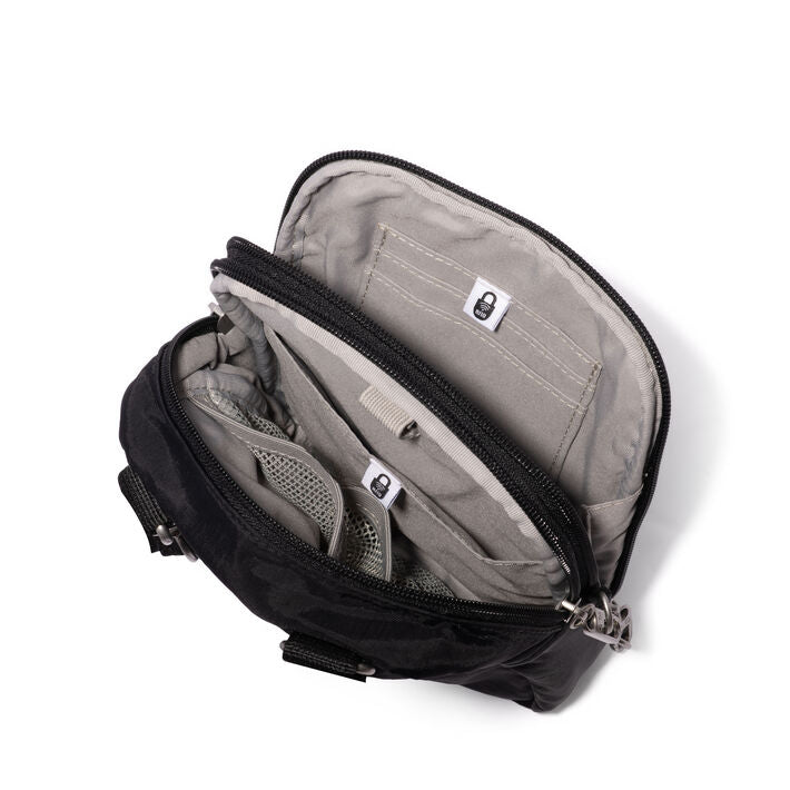 Baggallini Securtex Anti-Theft Mini Everything Crossbody - Black