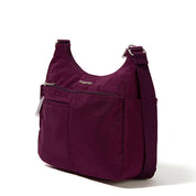 Baggallini Anti-theft Free Time Crossbody - Mulberry