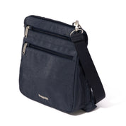 Baggallini Securtex Anti-Theft Large Crossbody Bag - French Navy