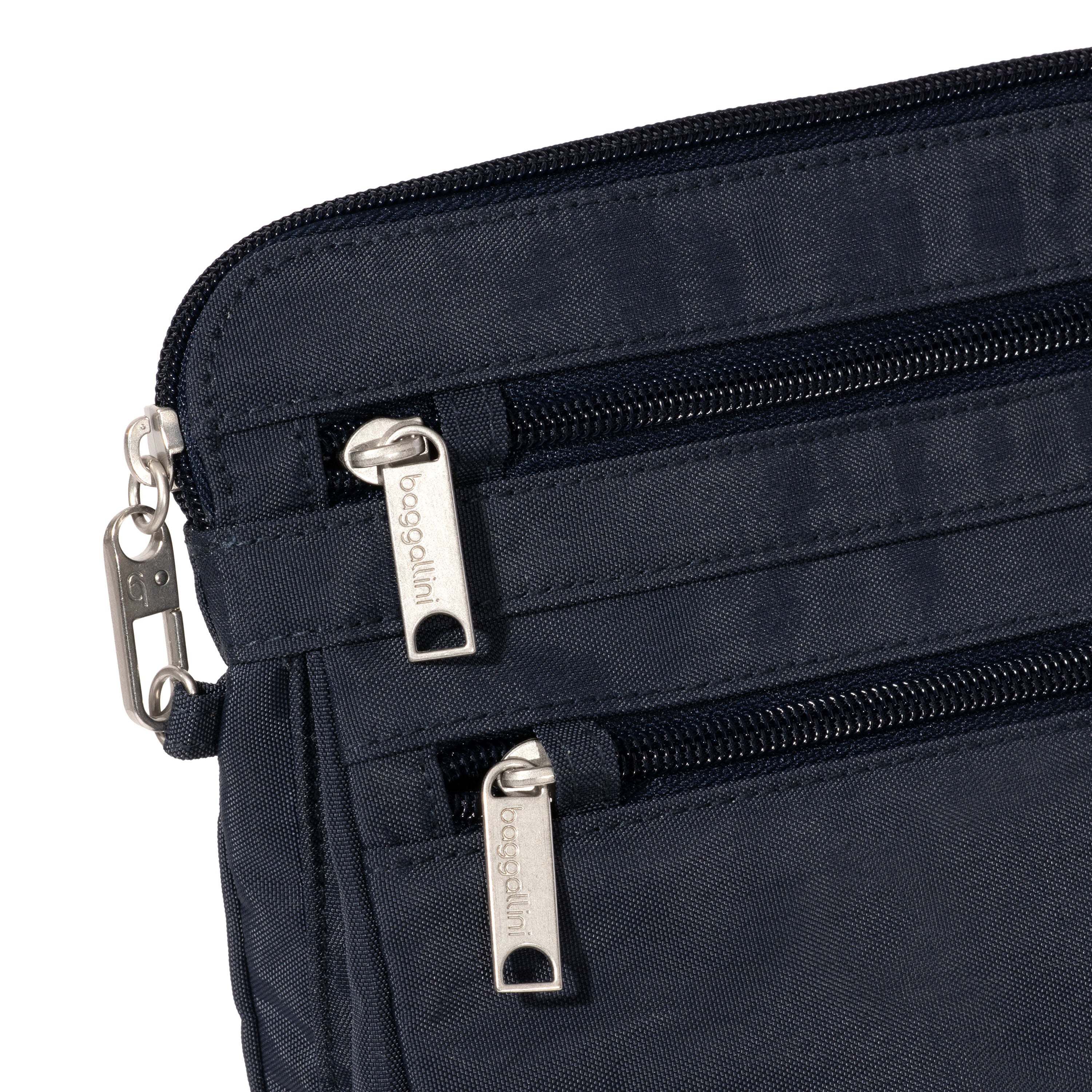 Baggallini Securtex Anti-Theft Large Crossbody Bag - French Navy