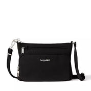 Baggallini Securtex Classic Anti-Theft Keepsake Crossbody - Black