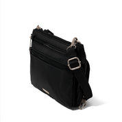 Baggallini Securtex Anti-Theft Stash Crossbody Bag -  Black