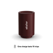 Ekster TravelPack™ Air Pump - Maroon Red