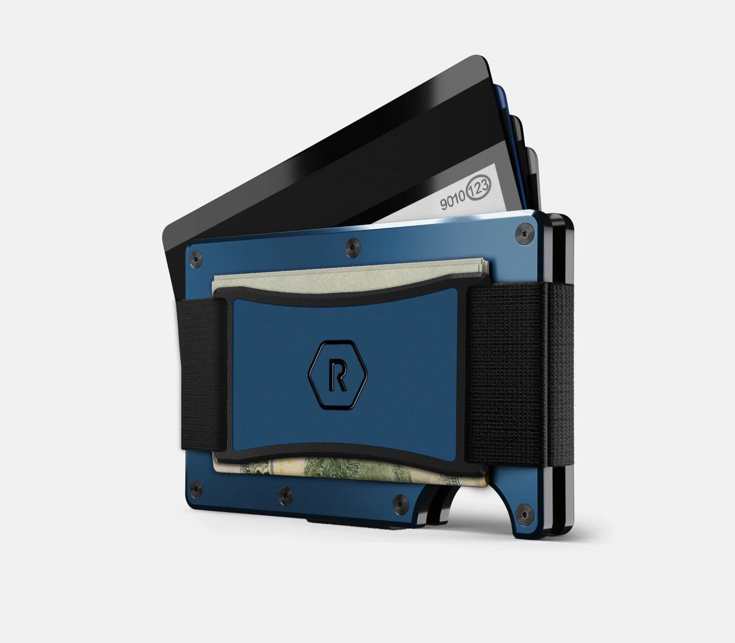 Ridge RFID Wallet 2.0  - Alpine Navy Cash Strap