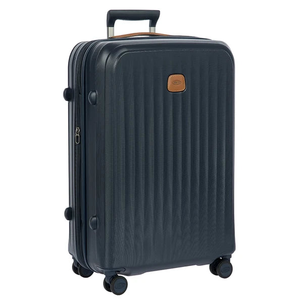 Bric's Taormina Medium Expandable Checked - Navy Blue