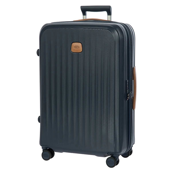 Bric's Taormina Medium Expandable Checked - Navy Blue