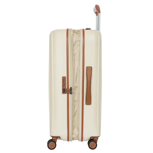 Bric's Taormina Medium Expandable Checked - Cream