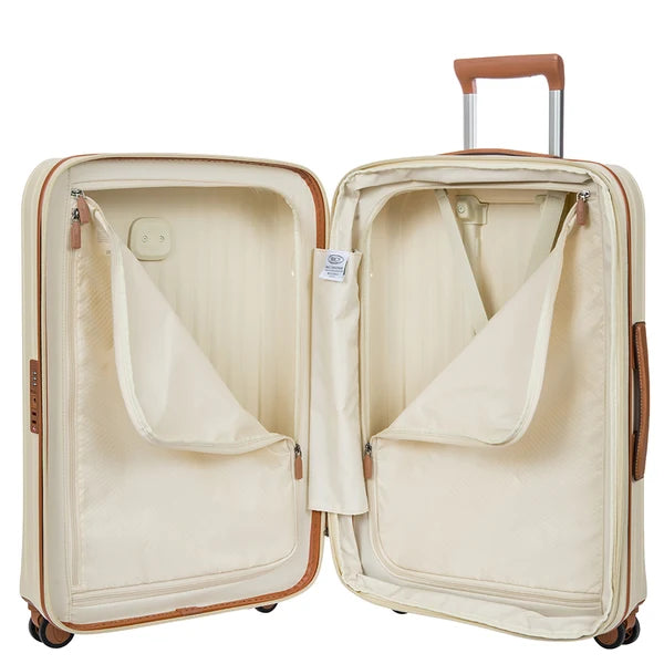 Bric's Taormina Medium Expandable Checked - Cream