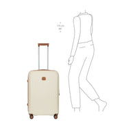 Bric's Taormina Medium Expandable Checked - Cream