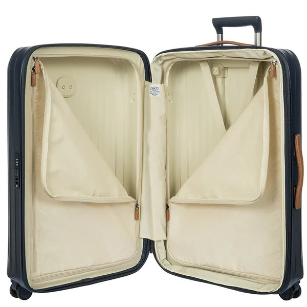 Bric's Taormina Large Expandable Checked - Navy Blue
