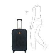 Bric's Taormina Large Expandable Checked - Navy Blue
