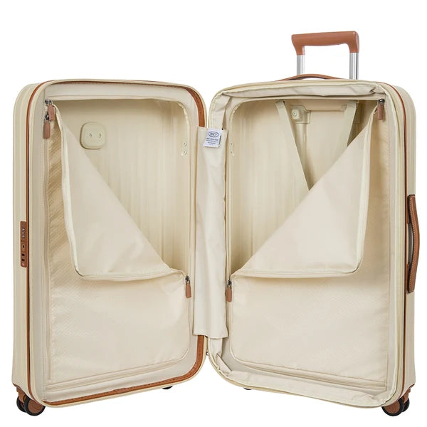 Bric's Taormina Large Expandable Checked - Cream
