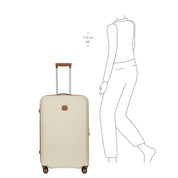 Bric's Taormina Large Expandable Checked - Cream