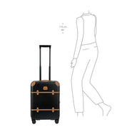 Bric's Bellagio Expandable Spinner Carry On - Black/Tobacco
