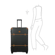 Bric's Bellagio Extra Large Expandable Checked - Black/Tobacco