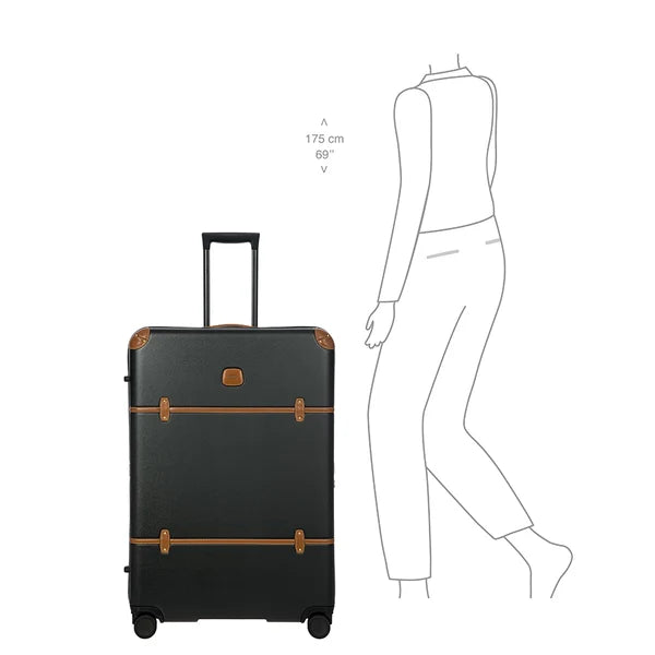 Bric's Bellagio Extra Large Expandable Checked - Black/Tobacco