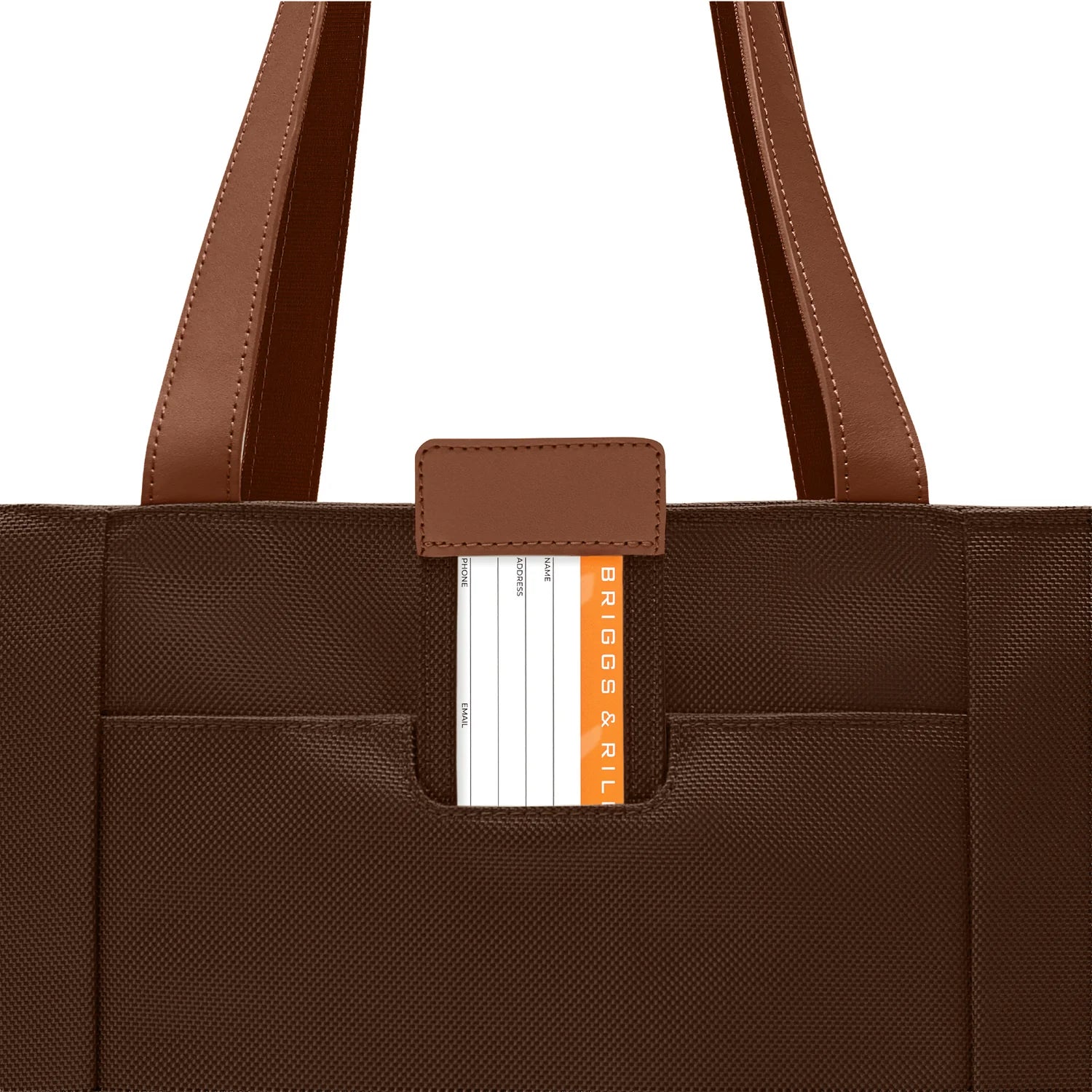 Briggs & Riley Baseline Traveler Tote -Chocolate
