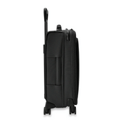 Briggs & Riley Baseline Essential 22" Carry On Expandable Spinner + 3 Packing Cubes + Free Amenities Kit and Monogram – Black