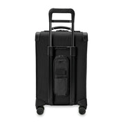 Briggs & Riley Baseline Essential 22" Carry On Expandable Spinner + 3 Packing Cubes + Free Amenities Kit and Monogram – Black