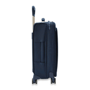 Briggs & Riley Baseline Essential 22" Carry On Expandable Spinner + 3 Packing Cubes + Free Amenities Kit and Monogram – Navy