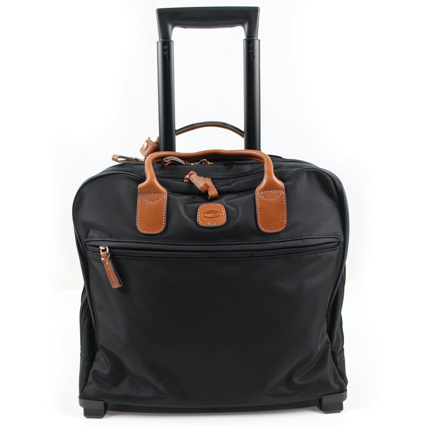 【Rich I】 HIGH-END LEATHER TRAVEL BAG Bric's X-Bag Pilot Case - Black – Irv's Luggage