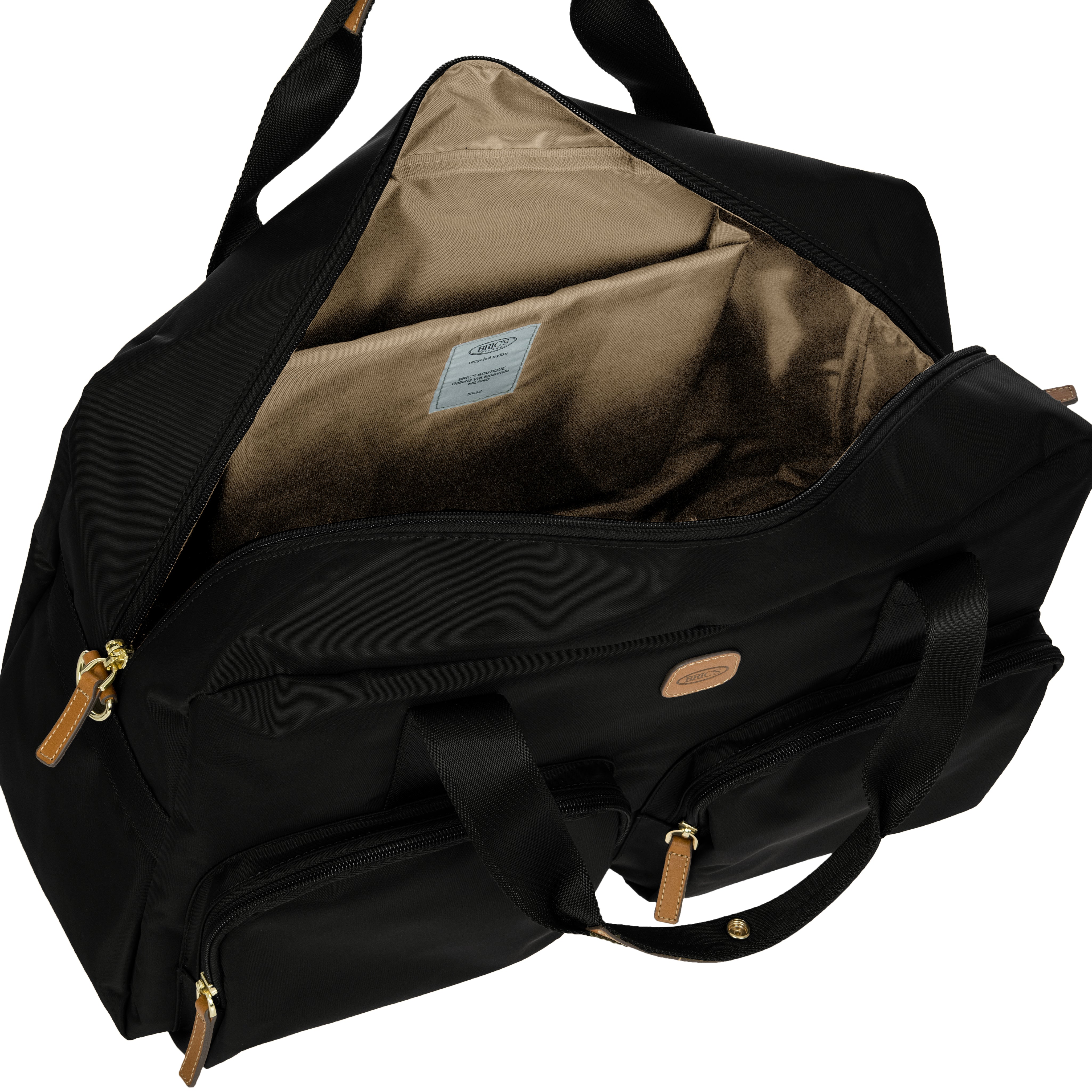 Brics X-Bag Boarding Duffle Bag With Pockets - Black