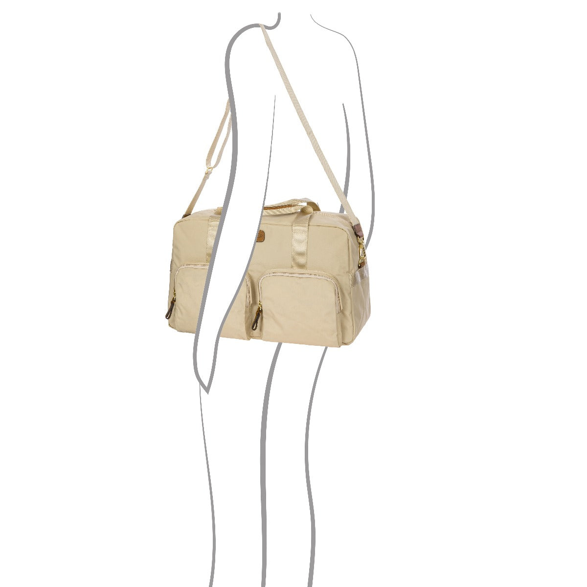 Bric's X-Bag Boarding Duffel With Pockets - Sahara