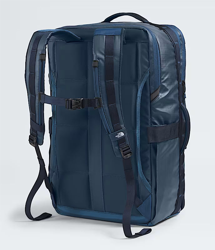 backpack travel north face The North Face Base Camp Voyager Travel Pack: Shady Blue/Summit Navy