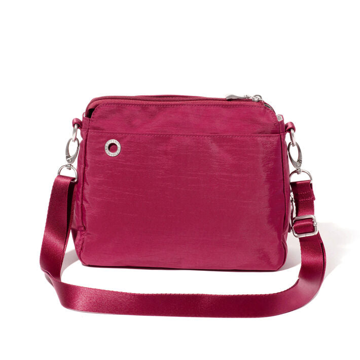Baggallini Calais Crossbody Bag - Beet Red