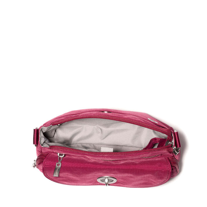 Baggallini Calais Crossbody Bag - Beet Red