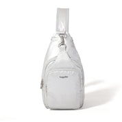 Baggallini Central Park Sling - Silver Metalic