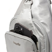 Baggallini Central Park Sling - Silver Metalic