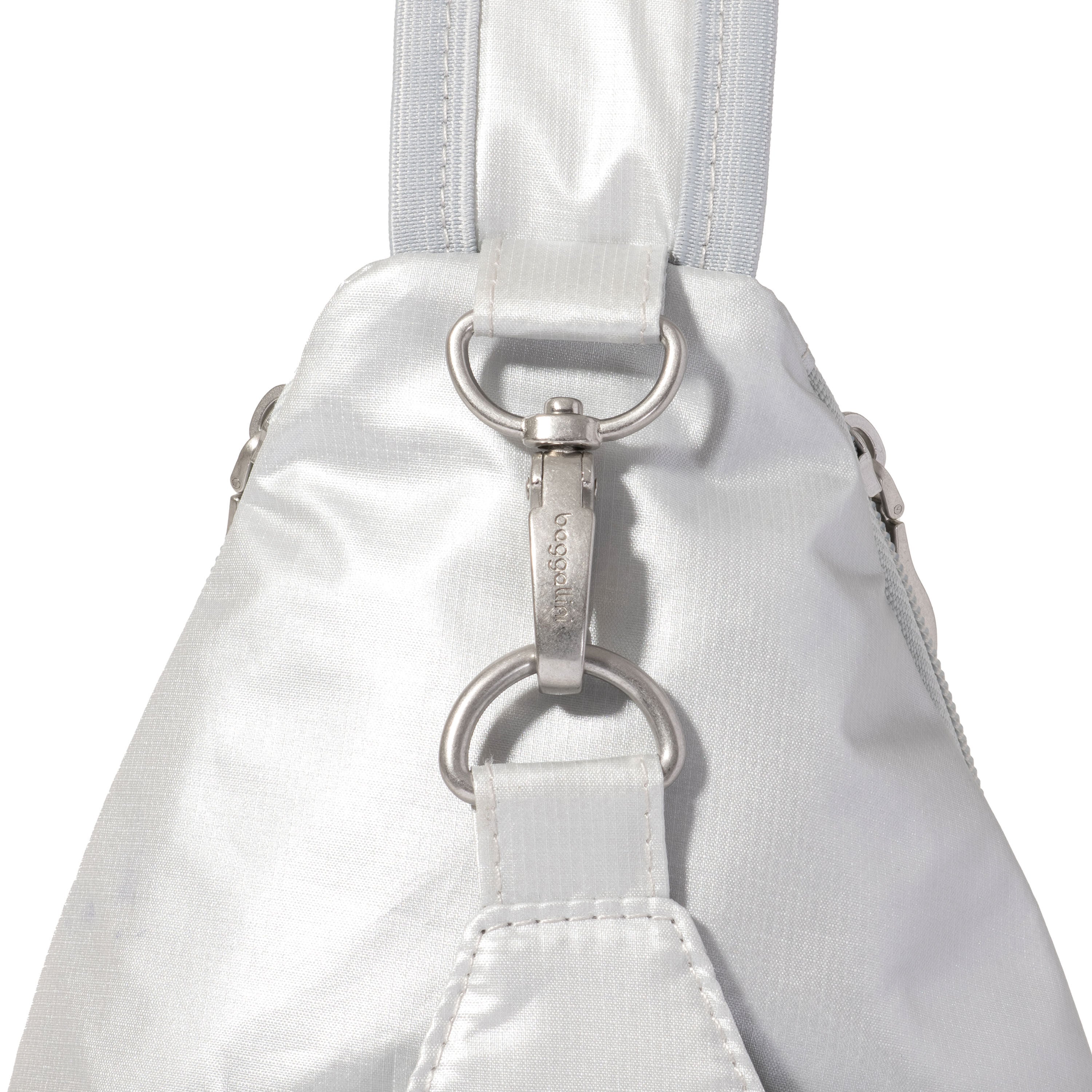 Baggallini Central Park Sling - Silver Metalic