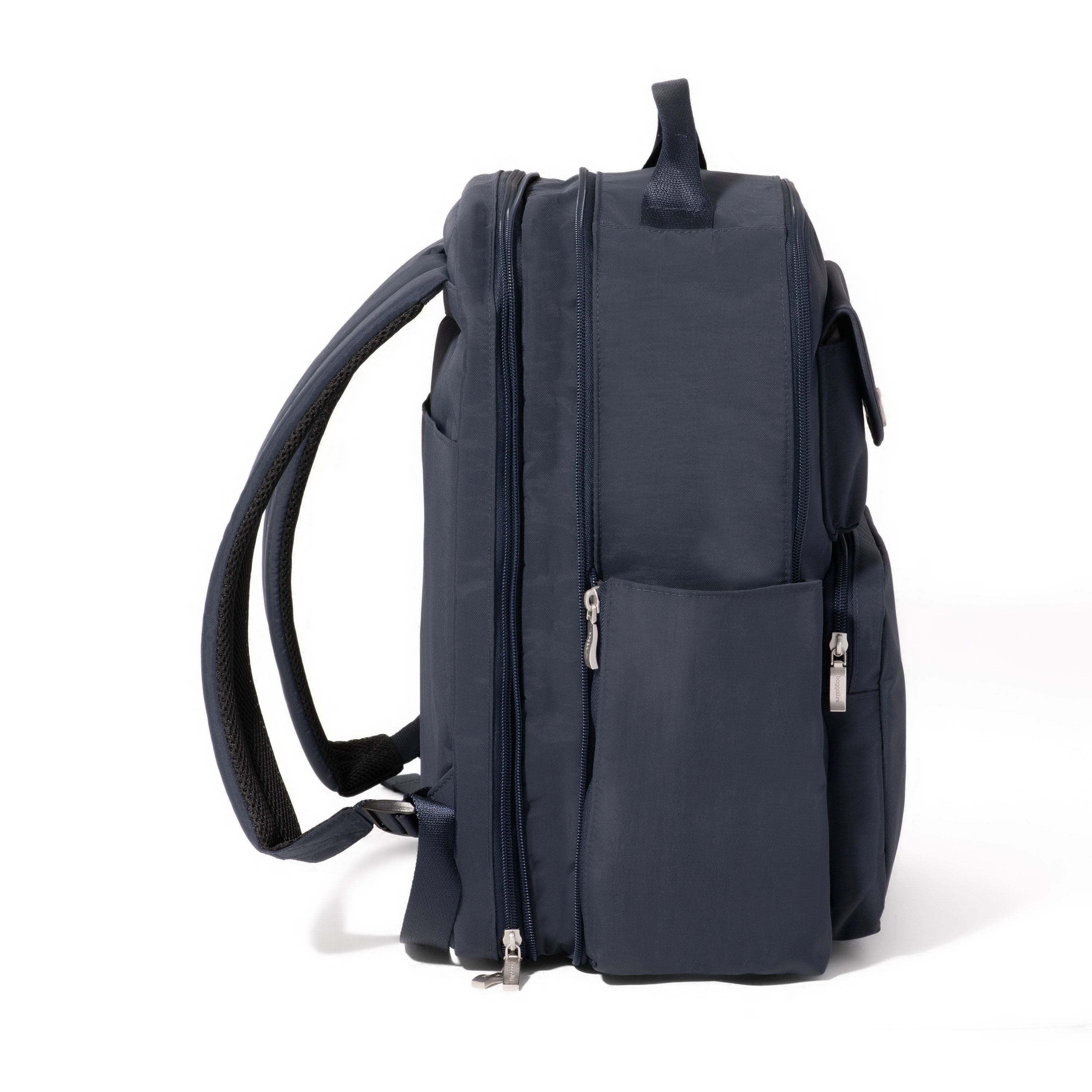 Baggallini Coastal Flip Lock Backpack - French Navy
