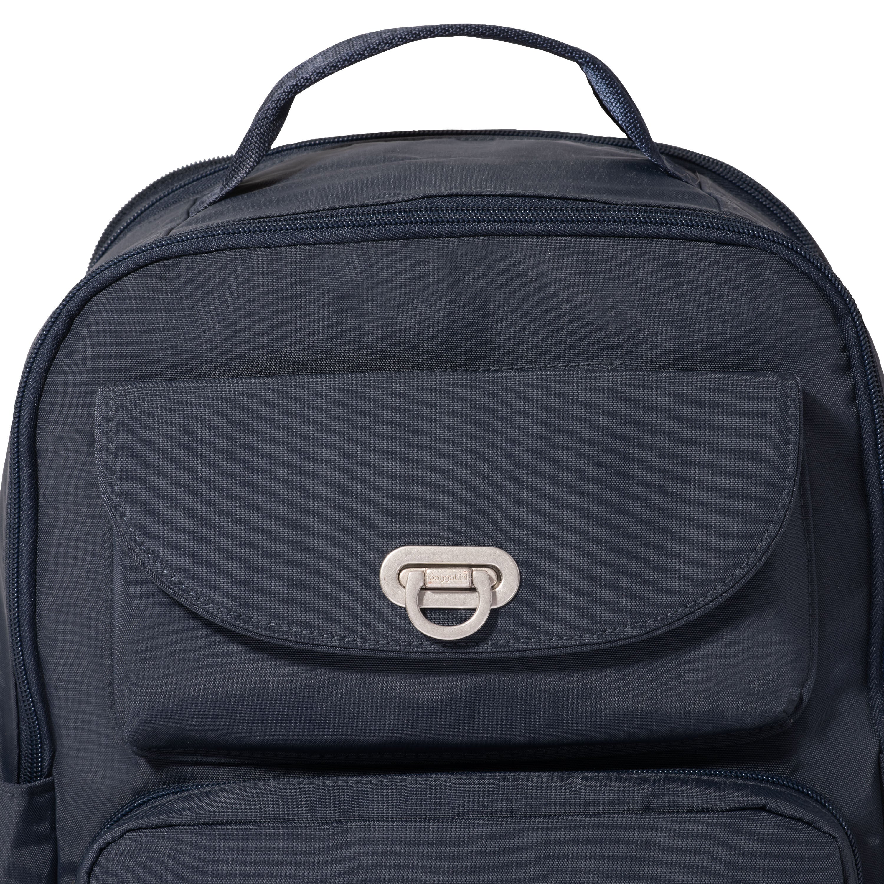 Baggallini Coastal Flip Lock Backpack - French Navy