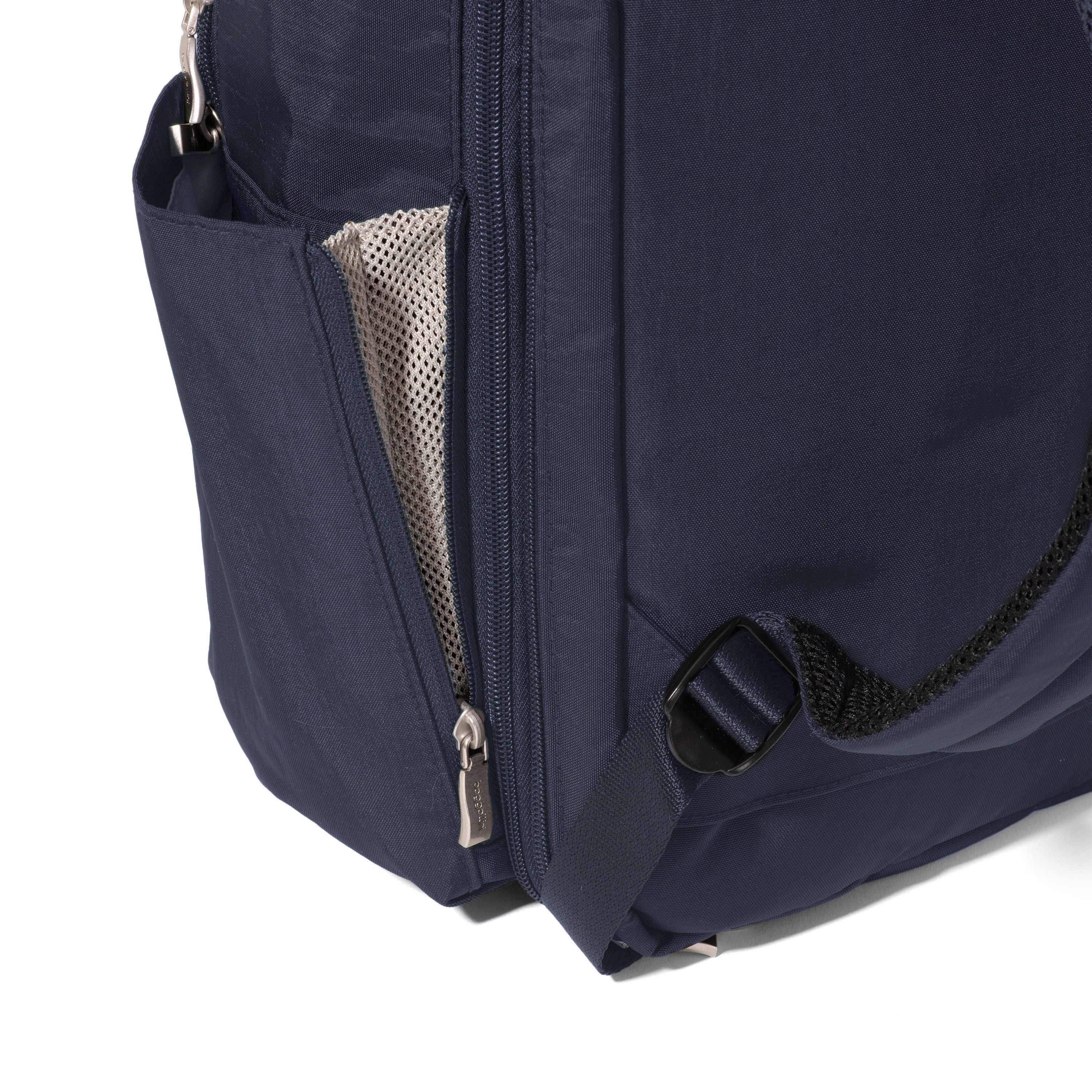 Baggallini Coastal Flip Lock Backpack - French Navy