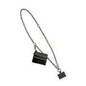 Save The Girls Clip & Go Chain with Pouch - Gunmetal/Black