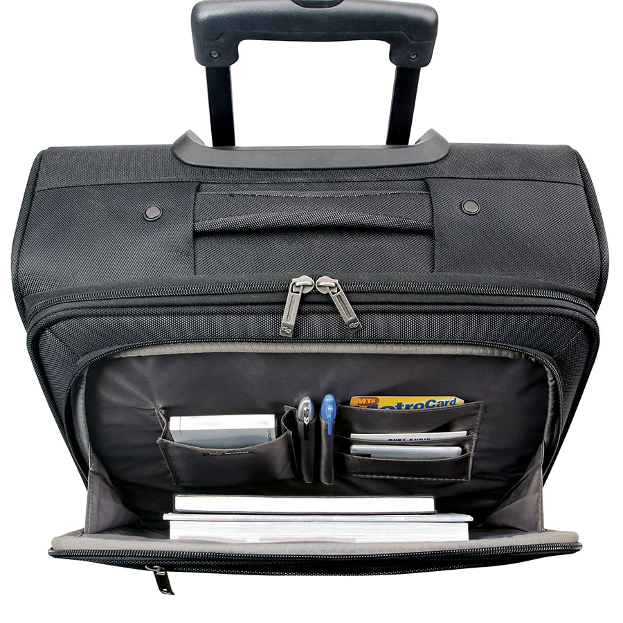 Solo New York Dakota Rolling Overnighter Case - Black