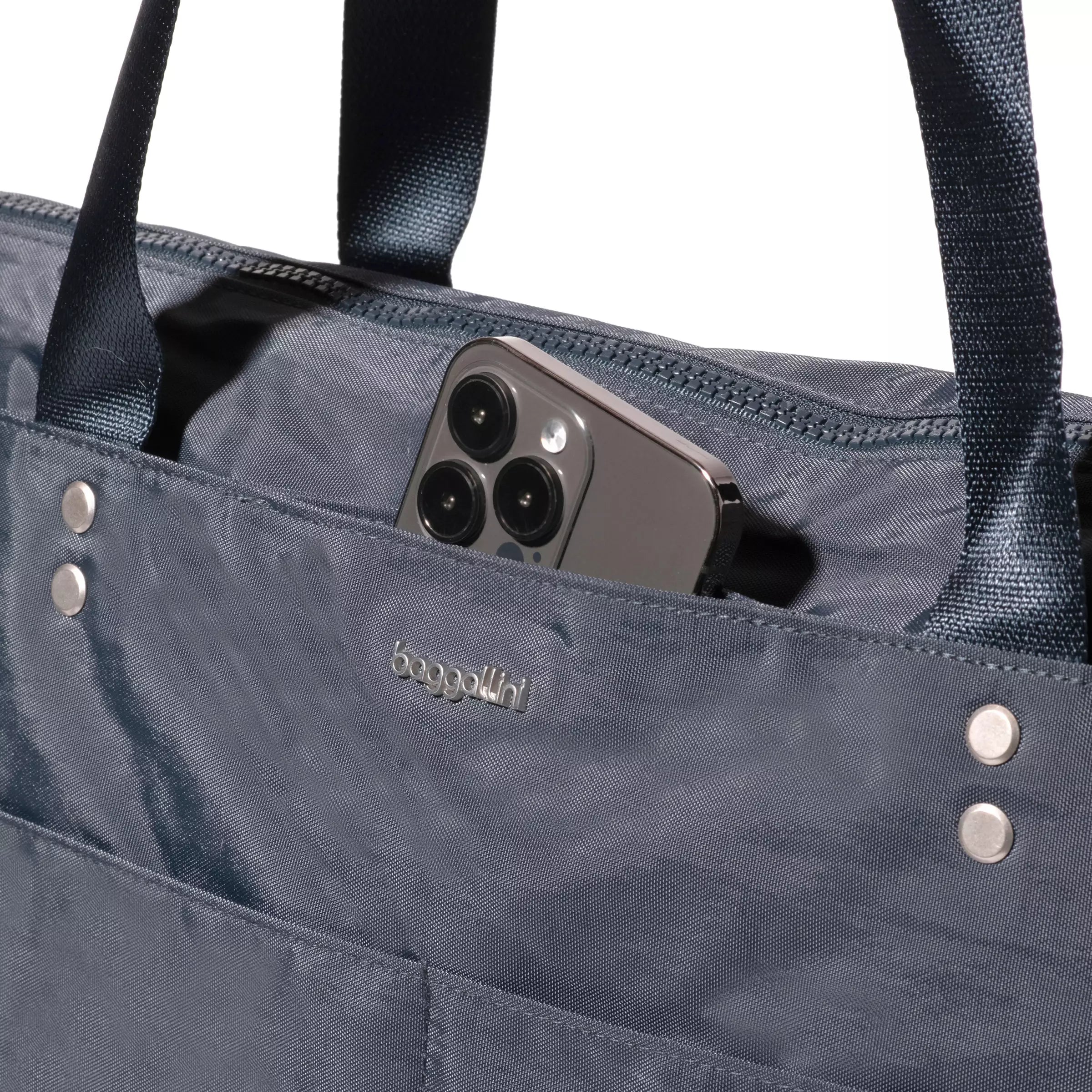 Baggallini Classic Carryall Laptop Tote - French Navy