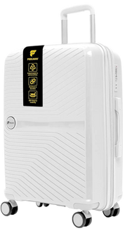 Feelway Luggage 20" Expandable Carry On - White