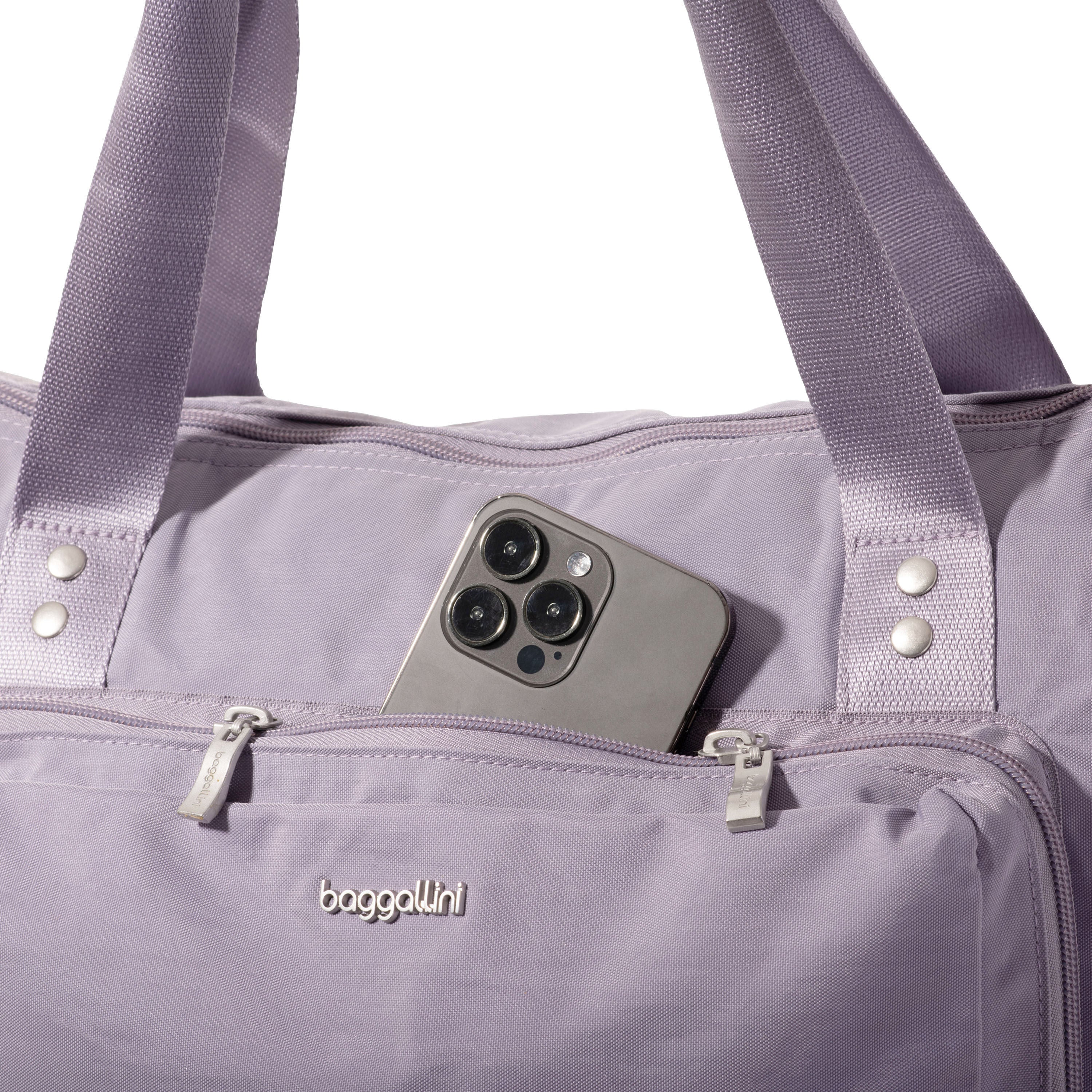 Baggallini Carryall Expandable Packable Tote - Lilac