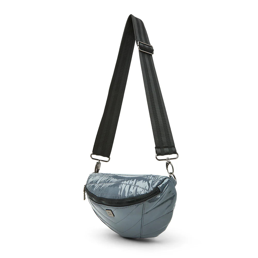 Think Royln Little Runaway Crossbody/Fanny Pack - Carbon Patent