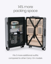 NOBL Travel Carry-On All-in-one Classic - Silver