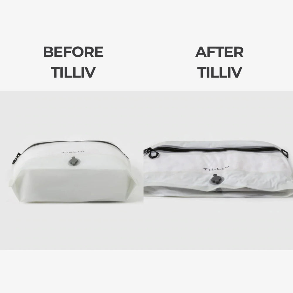TILLIV Compak Small with Zipper Guard -  Digital White